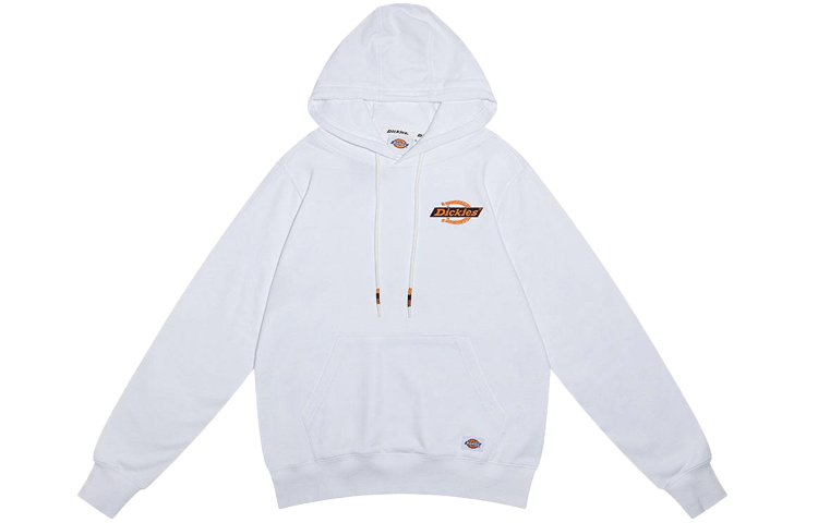 Dickies Embroidered Logo Hoodie White DK009470C4D