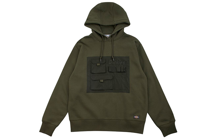 Dickies Embroidered Logo Military Green Long Sleeve Sweatshirt - Men’s DK008048MGR