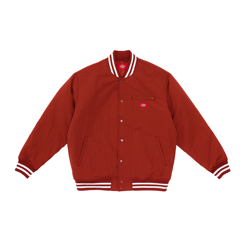 Dickies Fall Winter Loose Fit Baseball Jacket Unisex Casual Workwear DK012611