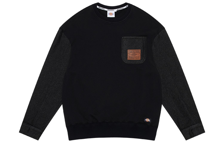 Dickies Fleece Crewneck Sweatshirt Unisex Black DK010123BLK