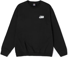 Dickies Fleece Lined Crewneck Sweatshirt with Car Graphic Print DK012409 Dickies Fleece Lined Crewneck Sweatshirt with Car Graphic Print DK012409