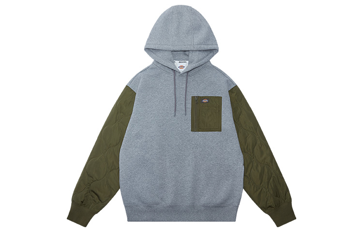 Dickies Fleece Pocket Hoodie Unisex Heather Gray DK009468CQ8