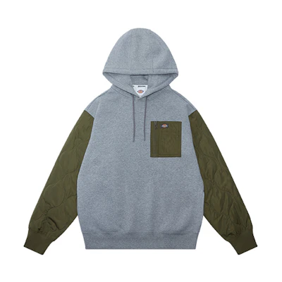 Dickies Fleece Pocket Hoodie Unisex Heather Gray DK009468CQ8
