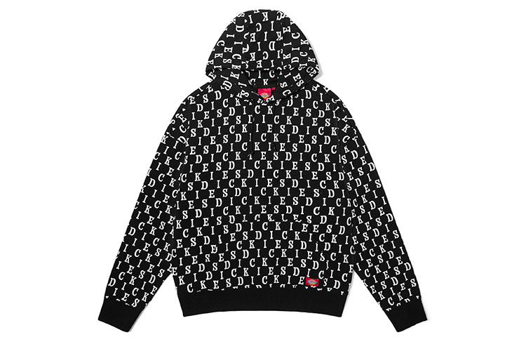 Dickies Fleece Printed Pullover Hoodie Unisex Couple Style DK010358D16