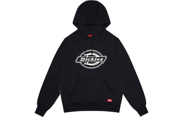 Dickies FW20 Classic Logo Fleece Hoodie Unisex Black Comfortable Casual Pullover DK007029BLK