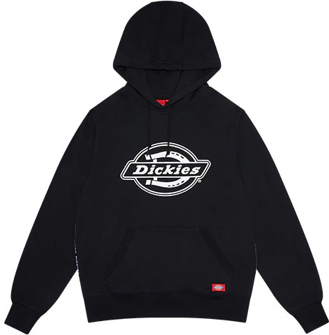 dickies-fw-20-classic-logo-fleece-hoodie-unisex-black-comfortable-casual-pullover-dk-007029-blk