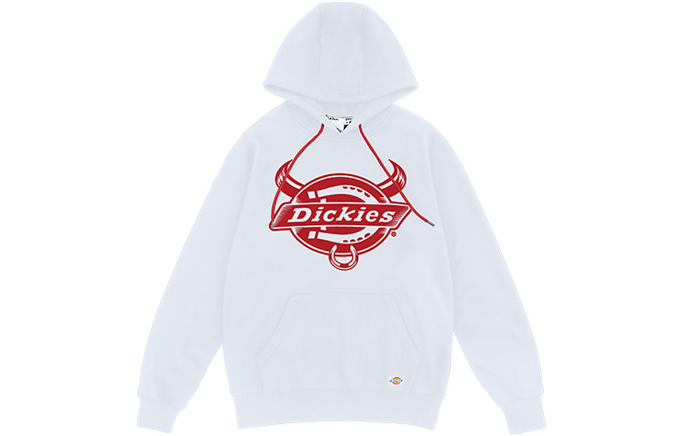 Dickies FW20 Lunar New Year Logo Print Crewneck Sweatshirt White Unisex DK008292C4D