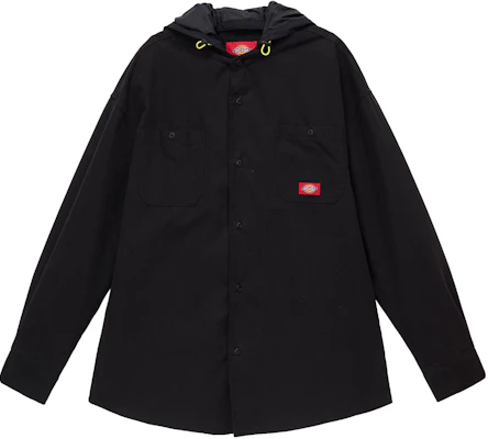 Dickies FW22 可拆式連帽徽章黑色長袖外套 男女通用 DK007318-BLK Buy Dickies FW22 可拆式連帽徽章黑色長袖外套 男女通用 DK007318-BLK