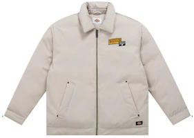 Dickies FW22 Logo Casual Stand Collar Jacket Beige () DK010920-ST0 Dickies FW22 Logo Casual Stand Collar Jacket Beige () DK010920-ST0