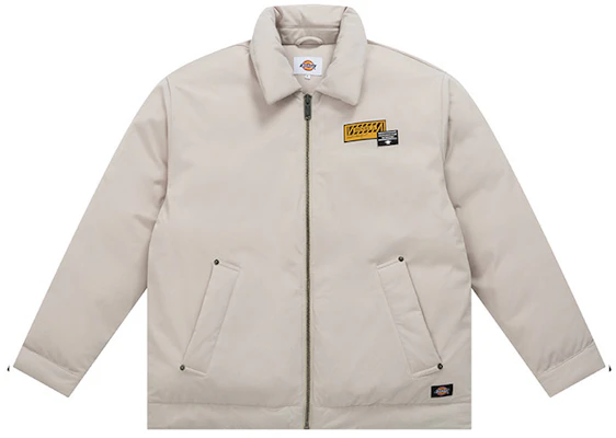 Dickies FW22 Logo Casual Stand Collar Jacket Beige () DK010920-ST0 Buy Dickies FW22 Logo Casual Stand Collar Jacket Beige () DK010920-ST0