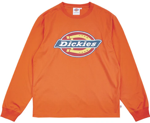 Dickies FW22 Logo Print Crewneck Pullover Sweatshirt Orange Red DK006911OG8 Buy Dickies FW22 Logo Print Crewneck Pullover Sweatshirt Orange Red DK006911OG8