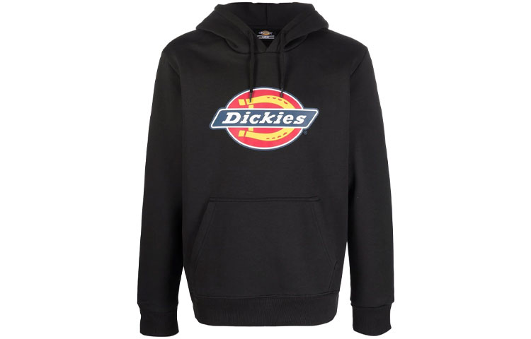 Dickies FW22 Logo Printed Pullover Hoodie Black () DK0A4XCBBLK1