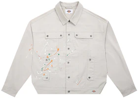 Dickies FW22 Multi-Pocket Paint Design Long Sleeve Jacket Beige () DK010940ST0 Dickies FW22 Multi-Pocket Paint Design Long Sleeve Jacket Beige () DK010940ST0
