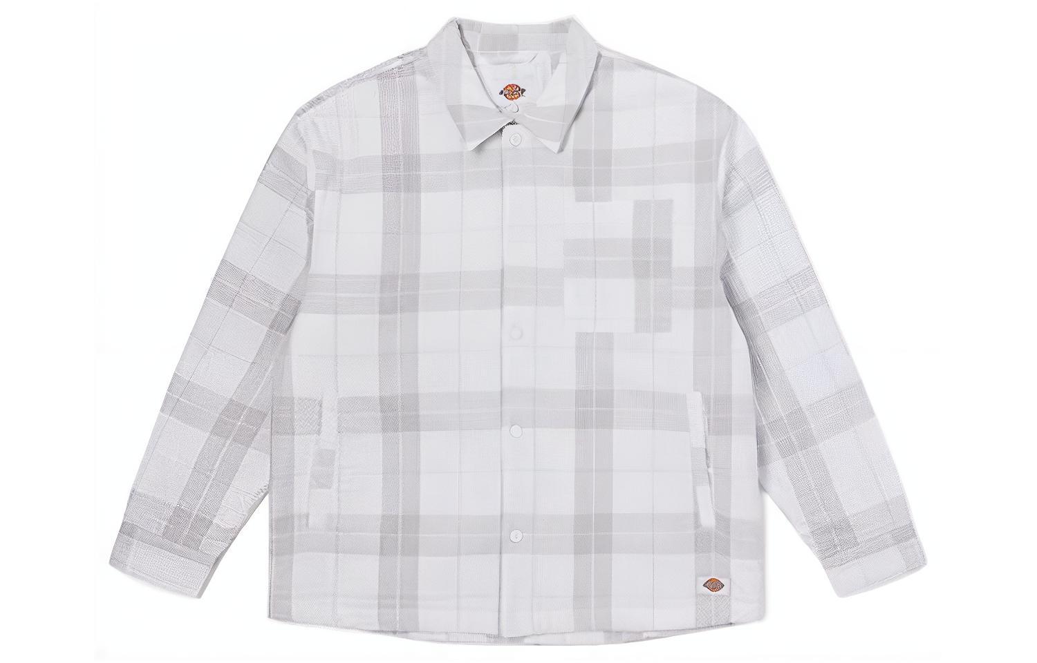 Dickies FW22 Plaid Single-Breasted Collared Loose-Fit Jacket Men DK011241