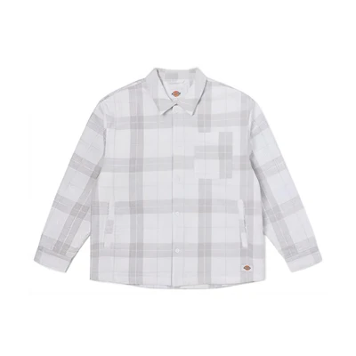 Dickies FW22 Plaid Single-Breasted Collared Loose-Fit Jacket Men DK011241