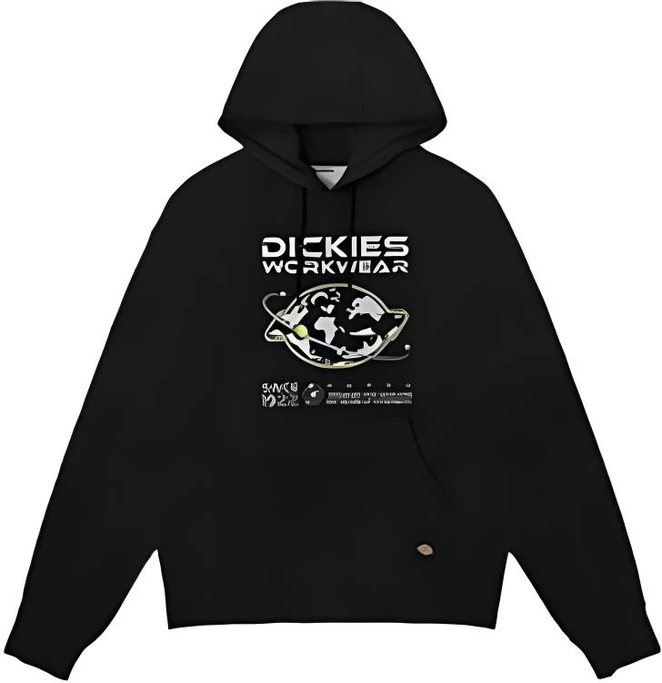dickies-fw-22-pullover-hoodie-with-planet-print-unisex-black-dk-011038-blk