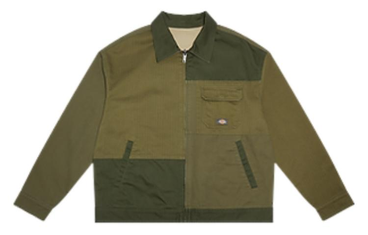Dickies FW22 Reversible Solid Color Print Long Sleeve Jacket Green DK009416AA76-MGR