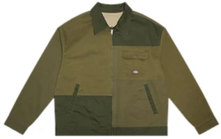 Order Dickies FW22 Reversible Solid Color Print Long Sleeve Jacket Green DK009416AA76-MGR