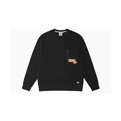 Dickies FW22 Solid Color Casual Long Sleeve Sweatshirt Black DK010959BLK