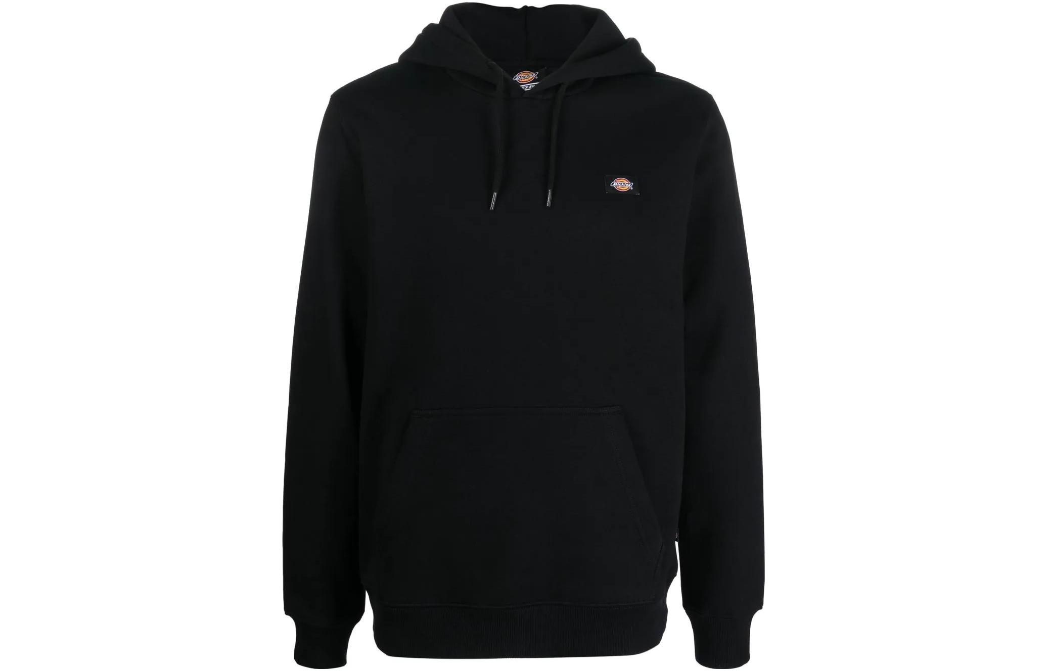 Dickies FW22 Solid Color Logo Drawstring Hoodie Men’s Black DK0A4XCDBLK1