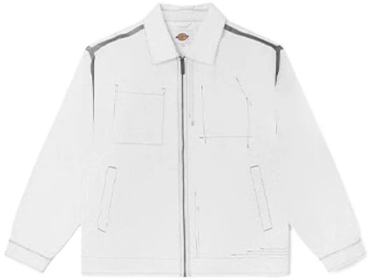 Dickies FW22 Jaket Putih Polos Loose Fit Unisex DK010936 Buy Dickies FW22 Jaket Putih Polos Loose Fit Unisex DK010936