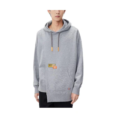 Dickies FW22 Unisex Solid Color Pullover Hoodie Grey DK010952-CQ8