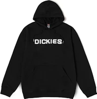 Dickies FW23 Fleece-Lined Pullover Hoodie with Logo Print - Unisex DK012405 Dickies FW23 Fleece-Lined Pullover Hoodie with Logo Print - Unisex DK012405