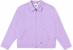 Dickies FW23 Solid Color Zip-Up Jacket Unisex in Rose Purple DK011595-KRS Dickies FW23 Solid Color Zip-Up Jacket Unisex in Rose Purple DK011595-KRS