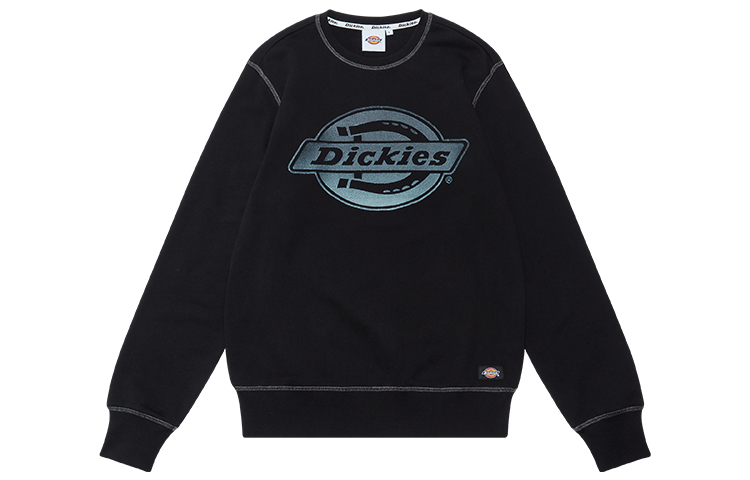 Dickies Gradient Logo Crewneck Sweatshirt Unisex Black DK009493BLK
