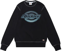 Dickies Gradient Logo Crewneck Sweatshirt Unisex Black DK009493BLK Dickies Gradient Logo Crewneck Sweatshirt Unisex Black DK009493BLK