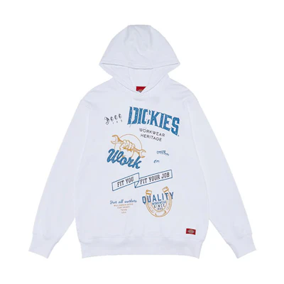 Dickies Graffiti Lettering Print Hoodie DK009565