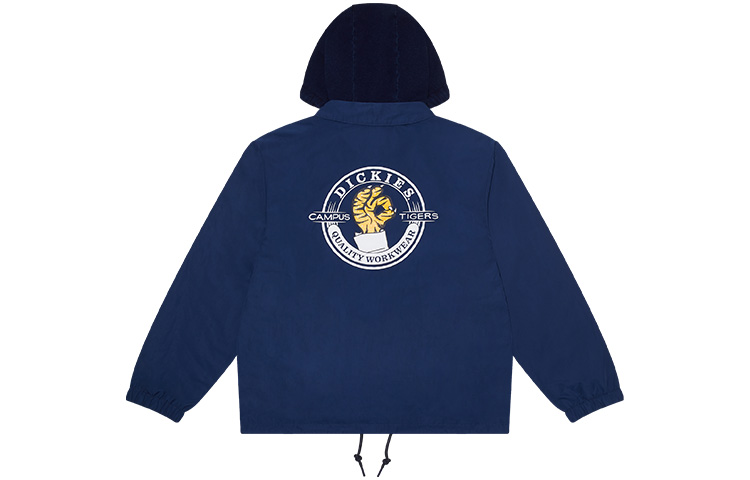 Dickies Graphic Back Print Hoodie Jacket Unisex - Deep Navy Blue DK010104B29