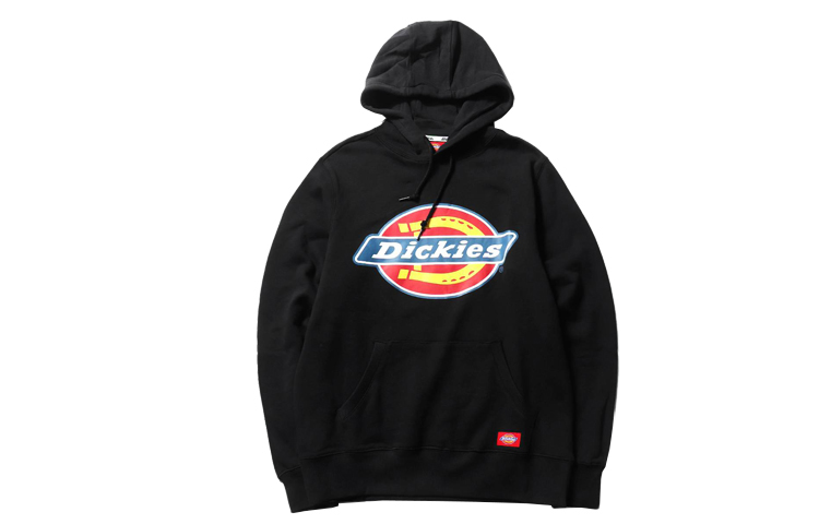 Dickies Graphic Long-Sleeve Pullover Sweatshirt Unisex Black DK007060CC2