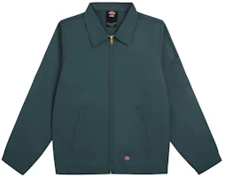Dickies Green Zip-Up Collared Workwear Jacket DK011776E42 Dickies Green Zip-Up Collared Workwear Jacket DK011776E42