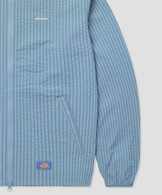 Dickies Grid Check Light Windbreaker Sky Blue DIKU251LRJK004SB Shop Dickies Grid Check Light Windbreaker Sky Blue DIKU251LRJK004SB
