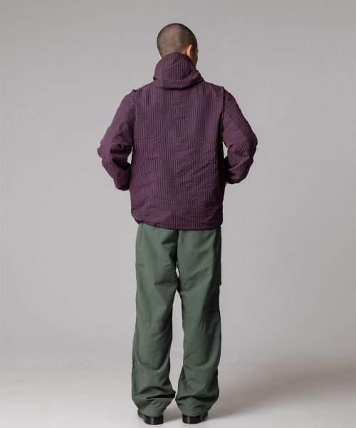 Lookbook Dickies Grid Check Lightweight Windbreaker Purple DIKU251LRJK004PP0