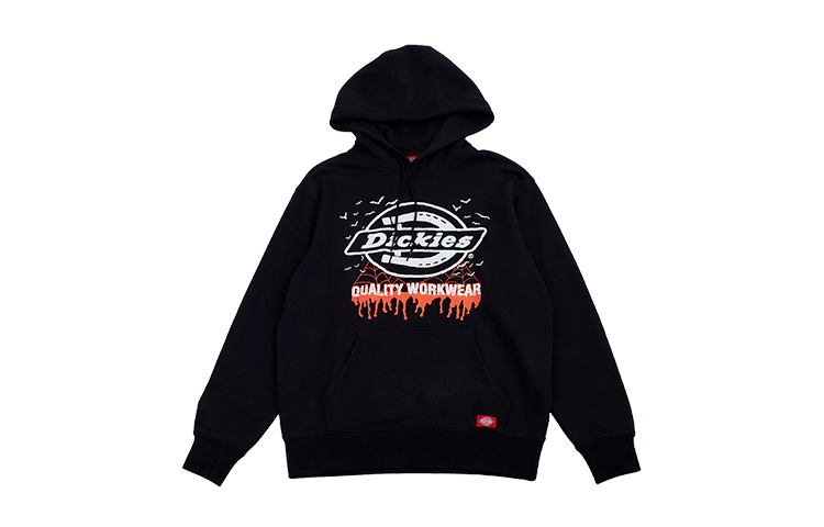 Dickies Halloween Print Unisex Pullover Sweatshirt Black情侣款 DK008182BLK