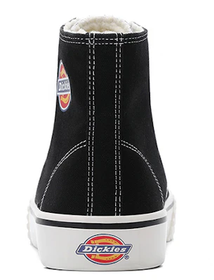 Dickies Hoge Canvas Schoenen ''Zwart Met Fleecevoering'' 203N50LXS51M Shop Dickies Hoge Canvas Schoenen ''Zwart Met Fleecevoering'' 203N50LXS51M