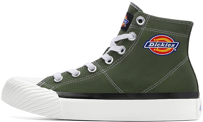 dickies-high-top-canvas-shoes-army-green-breathable-and-comfortable-casual-sneakers-203-n50-lxs-25-army-green
