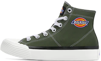 Dickies High-Top Canvas Shoes Army Green - Breathable & Comfortable Casual Sneakers 203N50LXS25 Army Green Dickies High-Top Canvas Shoes Army Green - Breathable & Comfortable Casual Sneakers 203N50LXS25 Army Green