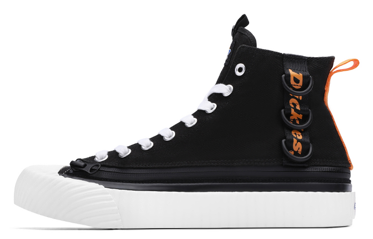 Dickies High-Top Convertible Canvas Shoes Black DKCMS1103 Black