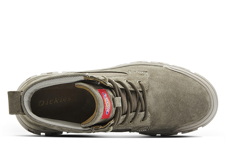 Lookbook Dickies High-Top Thick-Sole Work Boots 'Camel' 204M50LXS74