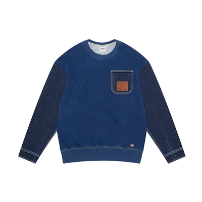 Dickies Indigo Colorblock Crewneck Sweatshirt Unisex DK010123C73