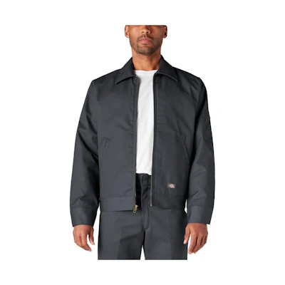 Dickies Insulated Eisenhower Charcoal Jacket Gray Casual Long Sleeve TJ15-CH
