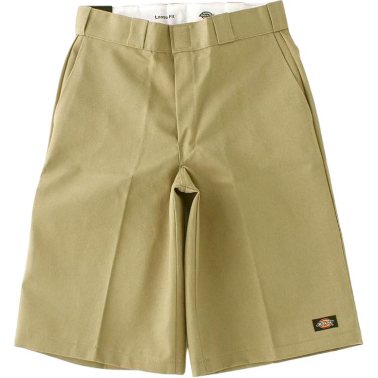 Dickies Khaki Mid-Rise Work Shorts Casual Fit. 42283-KH