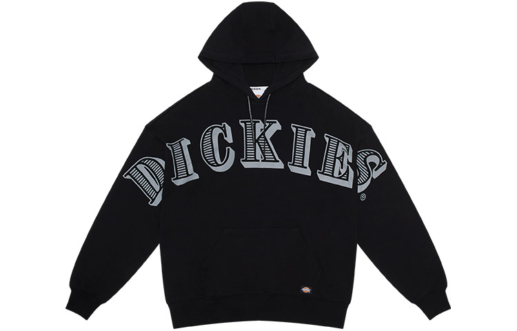 Dickies Large Logo Fleece Hoodie Unisex Black DK010126BLK
