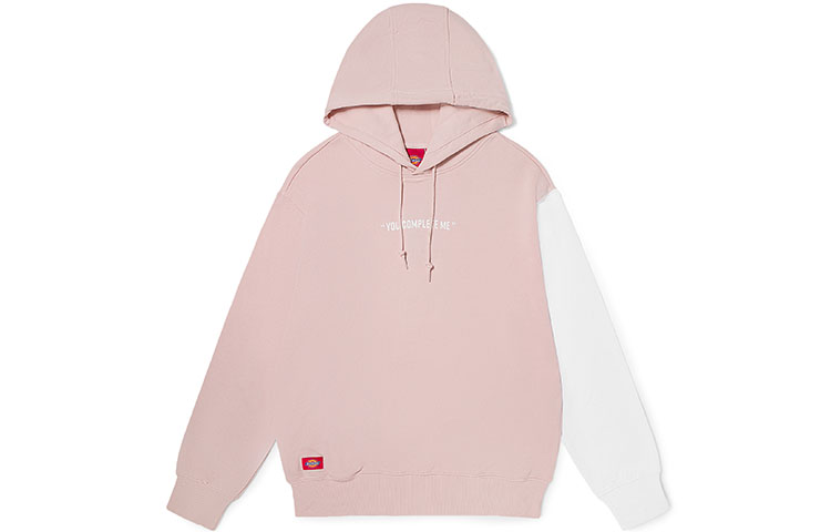 Dickies Large Logo Hoodie Unisex White/Dirty Pink DK010560D28