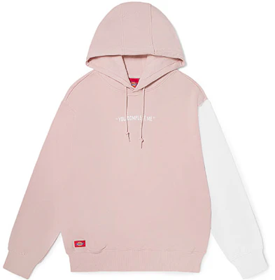 Dickies Large Logo Hoodie Unisex White/Dirty Pink DK010560D28 Buy Dickies Large Logo Hoodie Unisex White/Dirty Pink DK010560D28