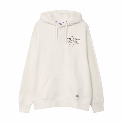 Dickies Letter Graphic Fleece Hoodie Unisex Beige DK010964C10-CB8