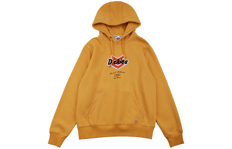Dickies Letter Logo Printed Long-Sleeve Sweatshirt Tan Color DK008041B33